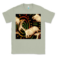 Matcha african ethnic animal seamless pattern Classic Tee - BundleAndBundleShop