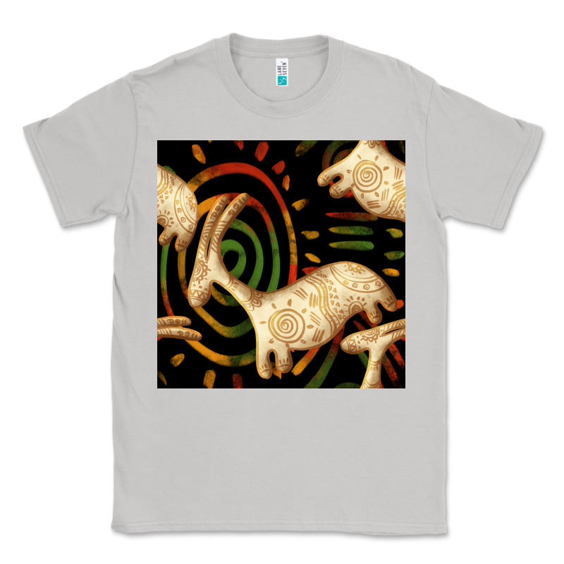 African Ethnic Animal Seamless Pattern Classic Tee by BundleAndBundleShop | Teevron