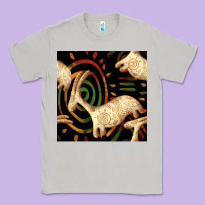 African Ethnic Animal Seamless Pattern Classic Tee Designed By Bundleandbundleshop