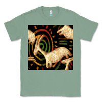 Sage african ethnic animal seamless pattern Classic Tee - BundleAndBundleShop