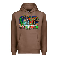 Chestnut Love Came  Down Luke 2 11 Premium Hoodie - MaliasSmallBusiness