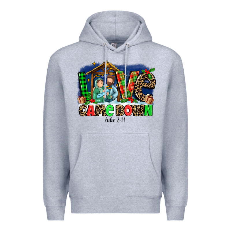 Love Came  Down Luke 2 11 Premium Hoodie by MaliasSmallBusiness | Teevron