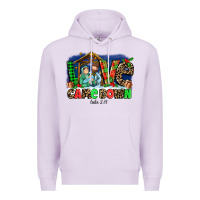 Lilac Love Came  Down Luke 2 11 Premium Hoodie - MaliasSmallBusiness