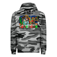 Slate Camo Love Came  Down Luke 2 11 Premium Hoodie - MaliasSmallBusiness