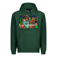 Sports Green Love Came  Down Luke 2 11 Premium Hoodie - MaliasSmallBusiness