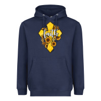 Navy faith childhood cancer Heavyweight Hoodie - Jasminsmagicworld