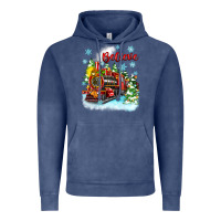 Vintage Denim christmas polar express believe Vintage Hoodie - Zillion Design Studio