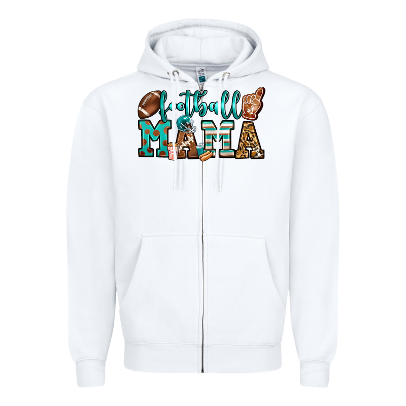 American Football Mama Zipper Hoodie by Jasminsmagicworld | Teevron