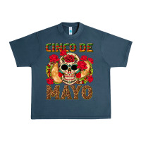 Midnight Navy Cinco de Mayo Urban Heavy Tee - texasbilliewilder