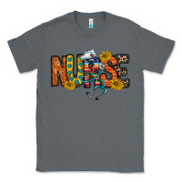 Charcoal Heather nurse western Classic Tee - RacoonDesign