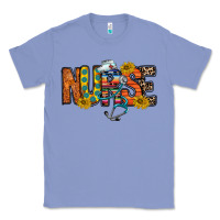 Colony Blue nurse western Classic Tee - RacoonDesign