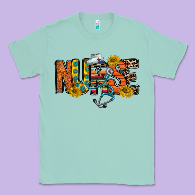 Nurse Western Classic Tee Designed By Racoondesign