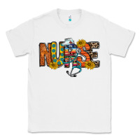 White nurse western Classic Tee - RacoonDesign
