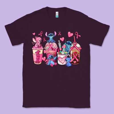 Breast Cancer Stitch Coffee Cups Classic Tee Designed By Adodesignshop