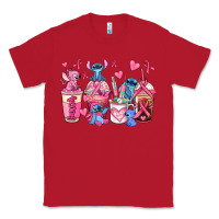 Red breast cancer stitch coffee cups Classic Tee - AdoDesignShop