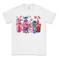White breast cancer stitch coffee cups Classic Tee - AdoDesignShop