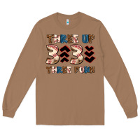 Toasted Coconut three up three down Long Sleeve Tee - AdoDesignShop