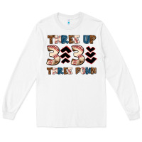 White three up three down Long Sleeve Tee - AdoDesignShop