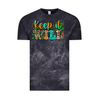 Cloud Black keep it wild Vintage Tee - Zillion Design Studio