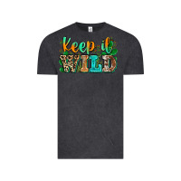 Vintage Black keep it wild Vintage Tee - Zillion Design Studio