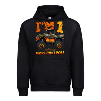 Black i'm one this is how i roll monster truck birthday Urban Hoodie - Jasminsmagicworld