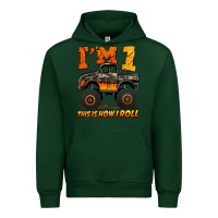 Forest Green i'm one this is how i roll monster truck birthday Urban Hoodie - Jasminsmagicworld