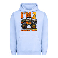 Pigment Grape Ice i'm one this is how i roll monster truck birthday Urban Hoodie - Jasminsmagicworld