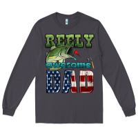 Smoke reely awesome dad Long Sleeve Tee - HRA Design Shop