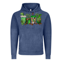 Vintage Denim t  rex coffee cups Vintage Hoodie - texasbilliewilder