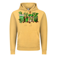 Vintage Mustard t  rex coffee cups Vintage Hoodie - texasbilliewilder