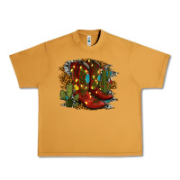 Peanut Butter christmas cowboy boots Urban Heavy Tee - RanaPortraitStore