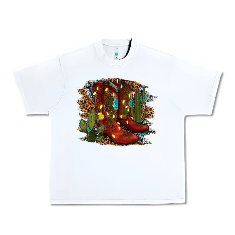 Christmas Cowboy Boots Urban Heavy Tee by RanaPortraitStore | Teevron