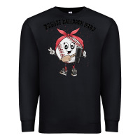 Black boujee ballpark babe Premium Sweatshirt - MaliasSmallBusiness