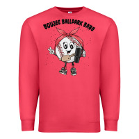 Cardinal boujee ballpark babe Premium Sweatshirt - MaliasSmallBusiness