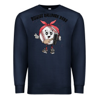 Navy boujee ballpark babe Premium Sweatshirt - MaliasSmallBusiness