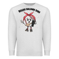 Oatmeal Heather boujee ballpark babe Premium Sweatshirt - MaliasSmallBusiness