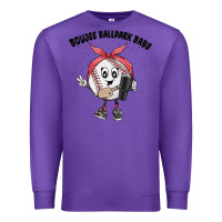 Purple boujee ballpark babe Premium Sweatshirt - MaliasSmallBusiness
