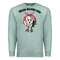 Seafoam boujee ballpark babe Premium Sweatshirt - MaliasSmallBusiness
