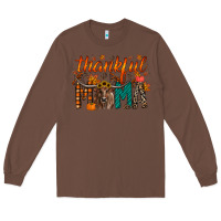 Chestnut thankful mama longhorn Long Sleeve Tee - RacoonDesign
