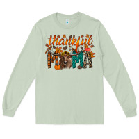 Matcha thankful mama longhorn Long Sleeve Tee - RacoonDesign