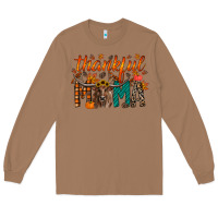 Toasted Coconut thankful mama longhorn Long Sleeve Tee - RacoonDesign