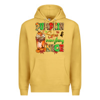 Antique Gold Pumpkin Spice And Everything Nice Premium Hoodie - MaliasSmallBusiness