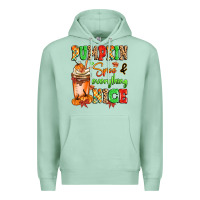 Seafoam Pumpkin Spice And Everything Nice Premium Hoodie - MaliasSmallBusiness