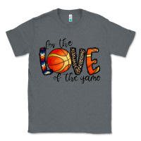 Charcoal Heather for the love of the game basketball Classic Tee - CowhideDigitalArt