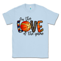 Dusty Blue for the love of the game basketball Classic Tee - CowhideDigitalArt