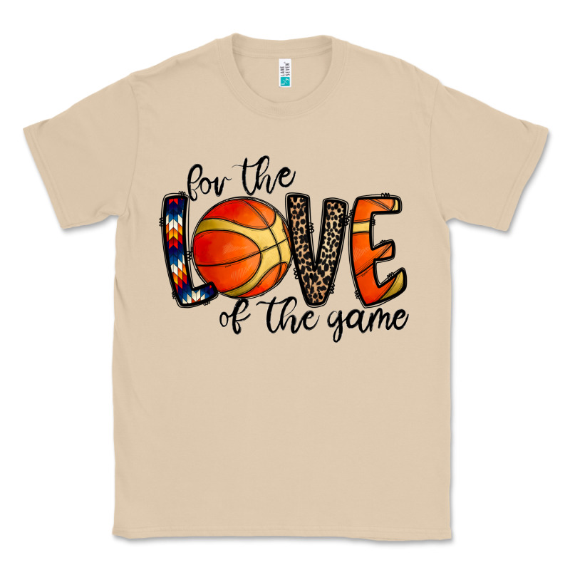 For The Love Of The Game Basketball Classic Tee by CowhideDigitalArt | Teevron