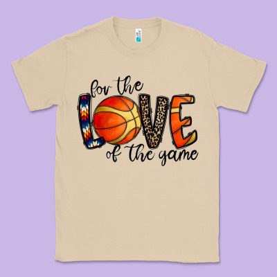 For The Love Of The Game Basketball Classic Tee Designed By Cowhidedigitalart