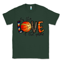 Sports Green for the love of the game basketball Classic Tee - CowhideDigitalArt