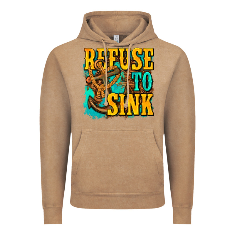 Refuse To Sink Western Vintage Hoodie by texasbilliewilder | Teevron