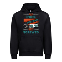 Black if pops can't fix it we are all screwed Urban Hoodie - Jasminsmagicworld